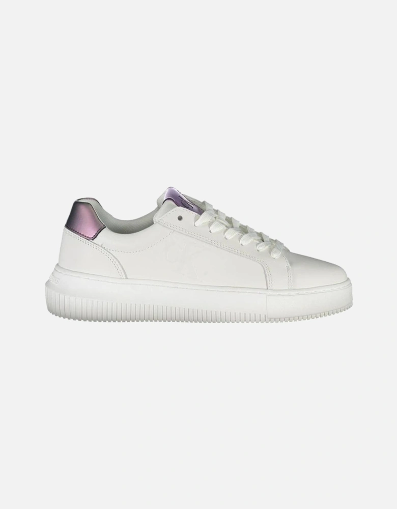 Sporty Elegant Sneakers with Designer Details Women - White