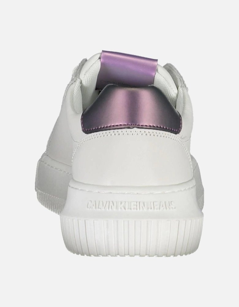 Sporty Elegant Sneakers with Designer Details Women - White