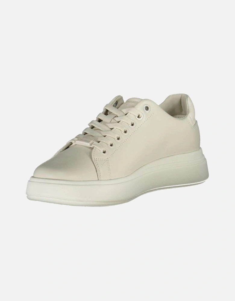 Elevate Your Game with Luxe Contrast Sneakers Women - Beige