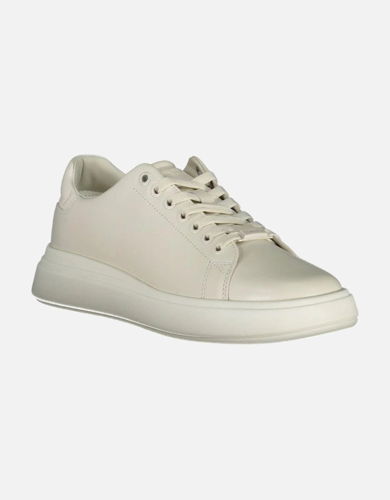 Elevate Your Game with Luxe Contrast Sneakers Women - Beige