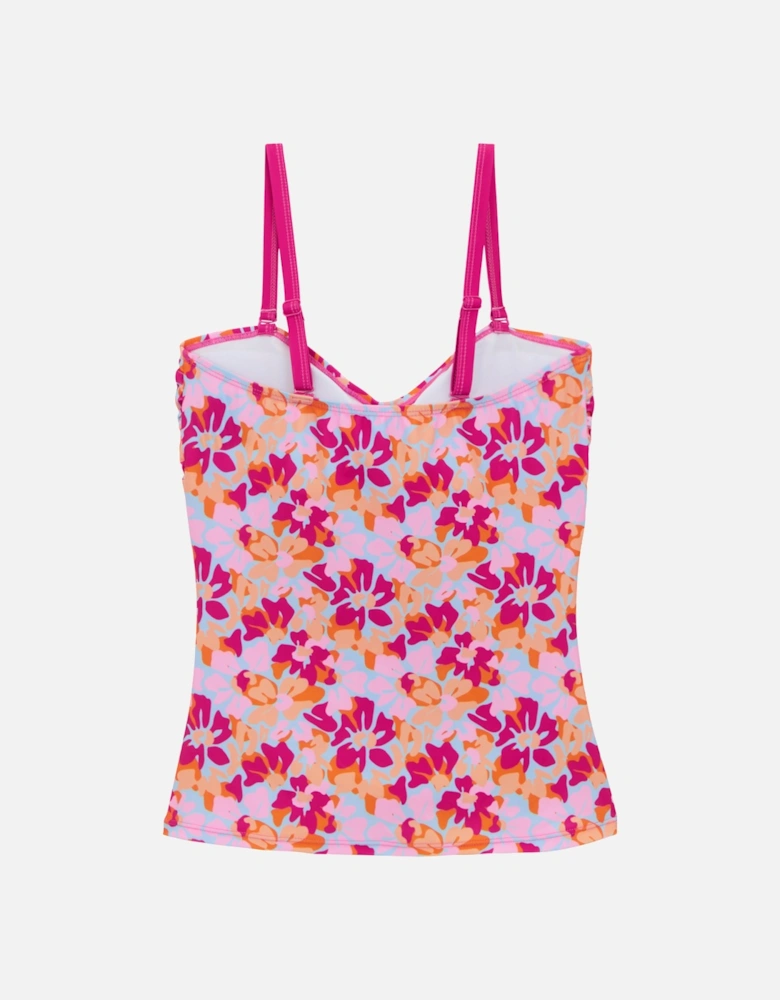 Womens/Ladies Aceana III Summer Floral Tankini Top