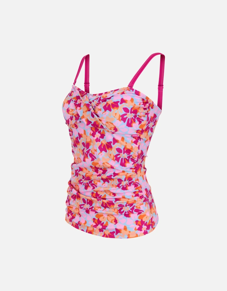 Womens/Ladies Aceana III Summer Floral Tankini Top