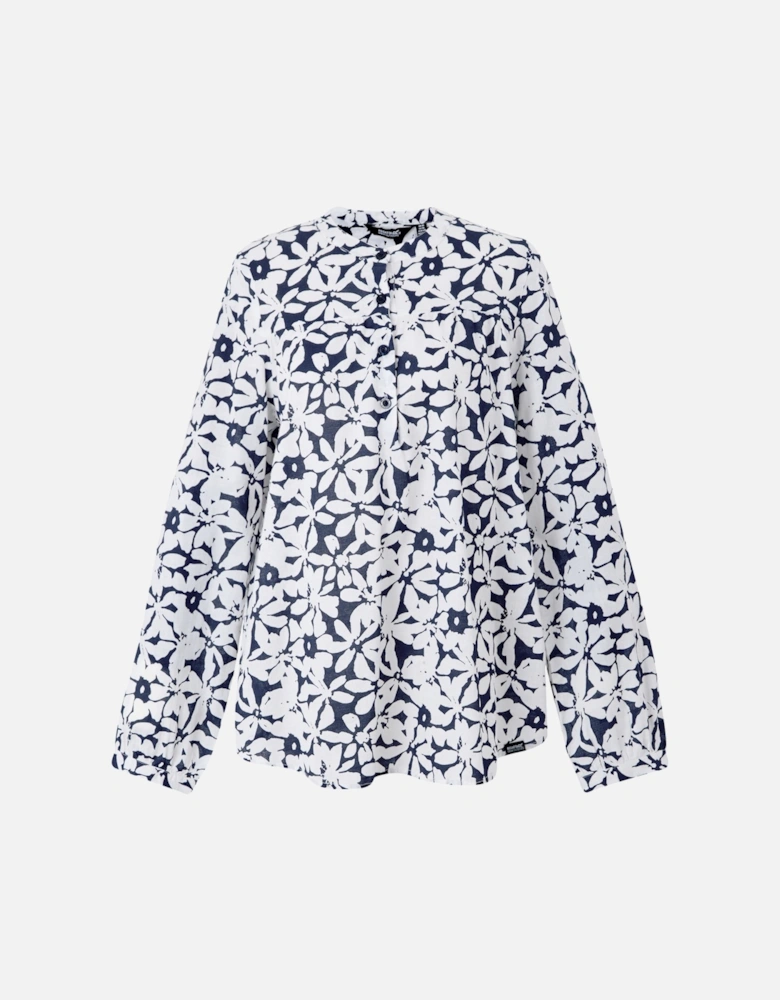 Womens/Ladies Natine Large Floral Lightweight Shirt