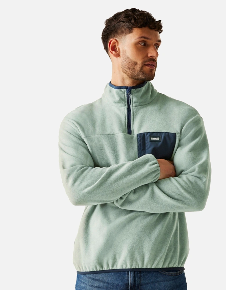 Mens Frankie Half Zip Fleece Top