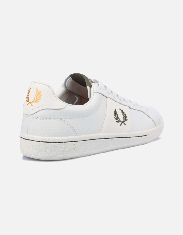 Porcelain Leather Trainers