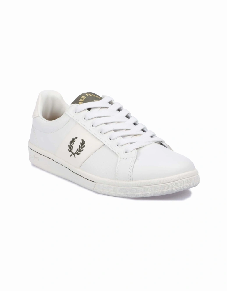 Porcelain Leather Trainers