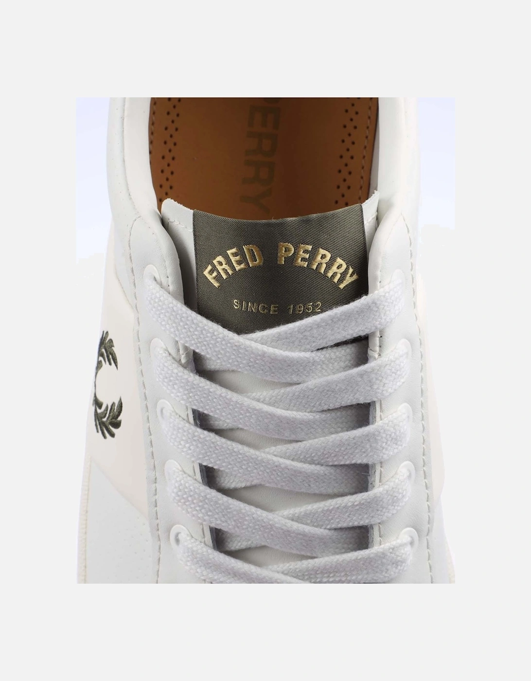 Porcelain Leather Trainers