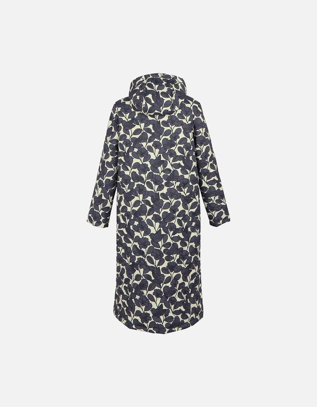 Womens/Ladies Orla Kiely Birdy Quilted Long Jacket