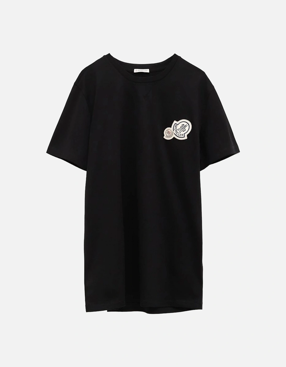 Double Patch Logo T-shirt Black, 3 of 2