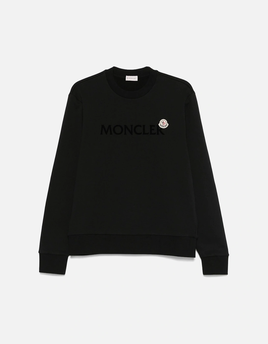 Flock Logo Sweatshirt Black, 6 of 5