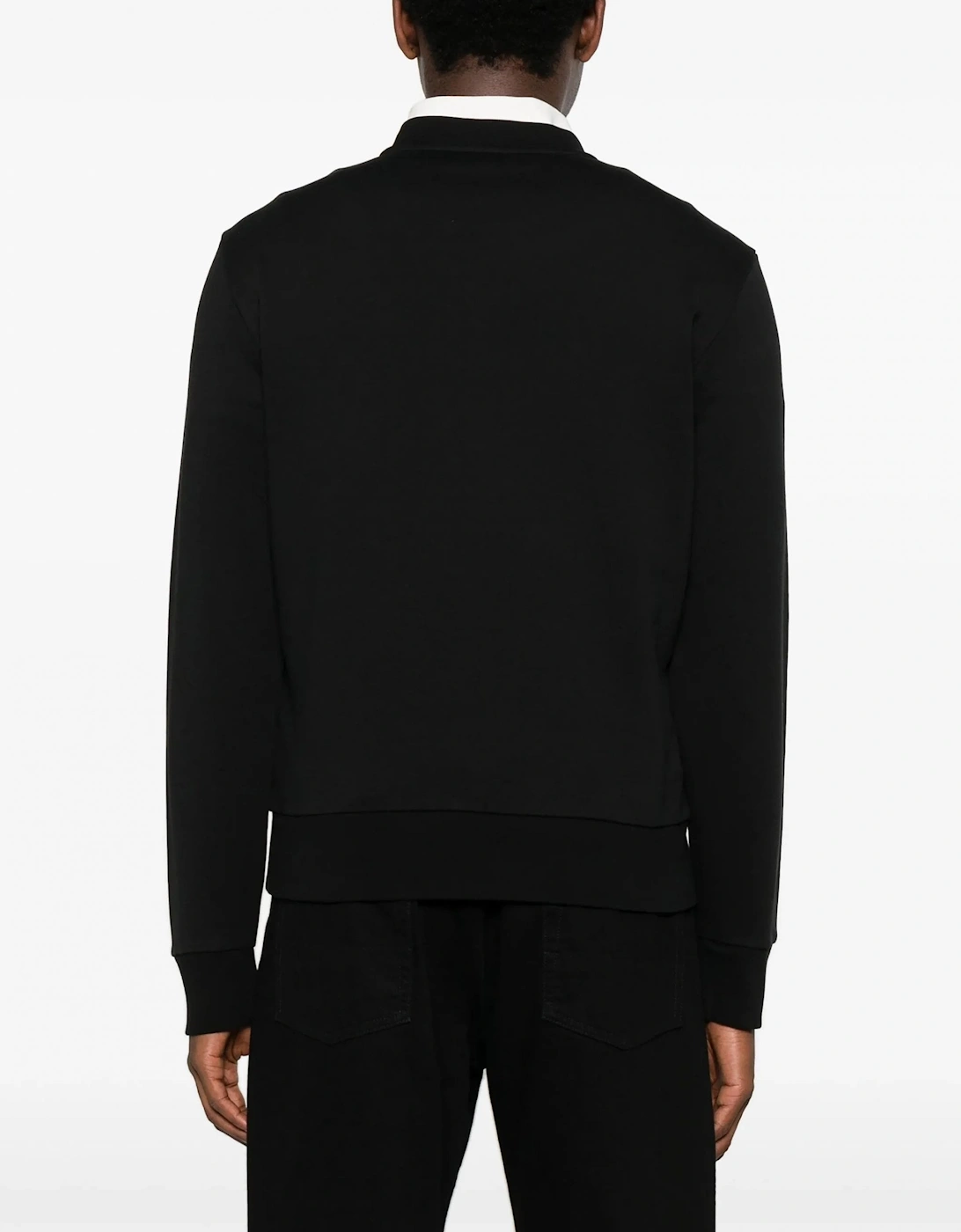 Flock Logo Sweatshirt Black