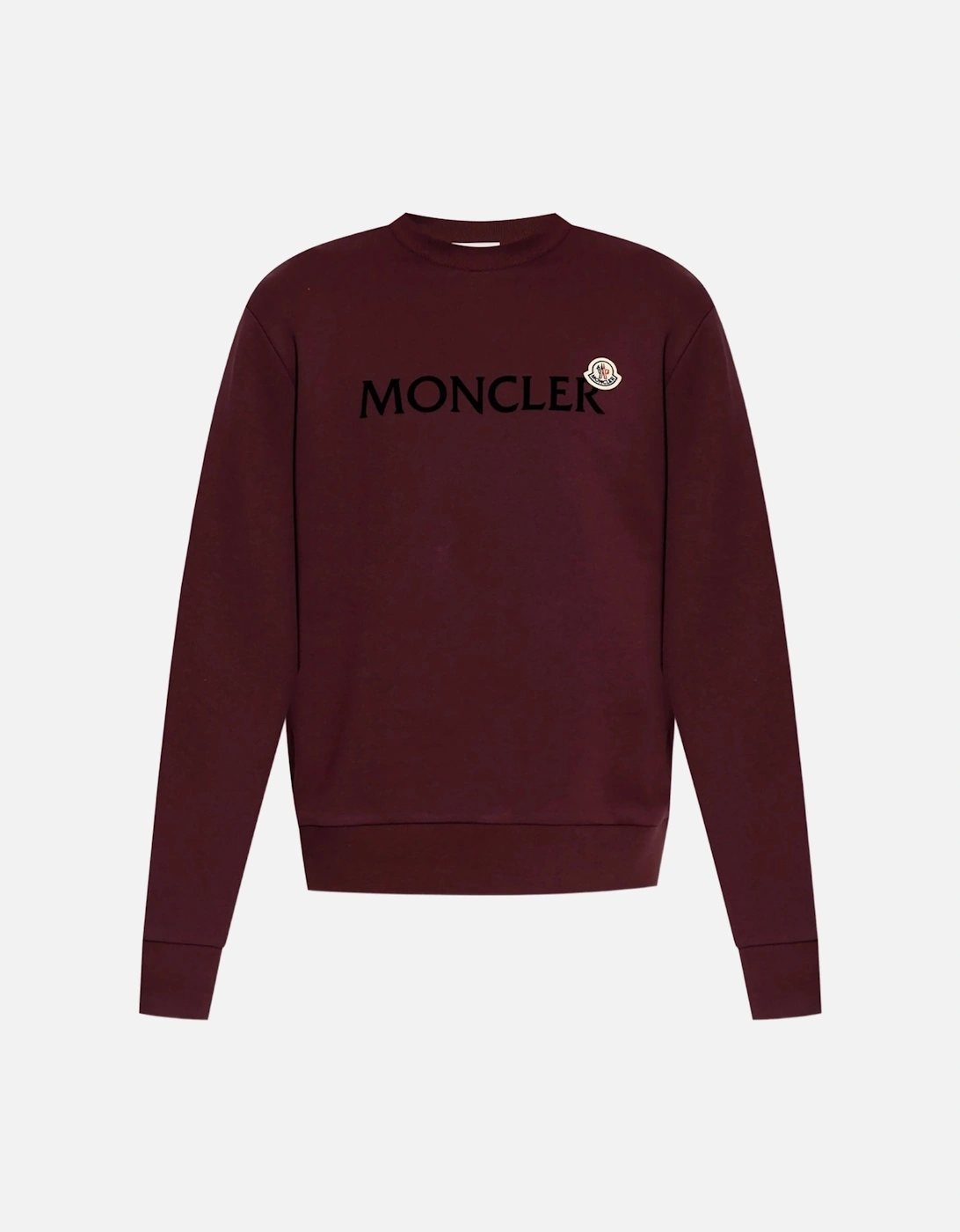 Flock Logo Sweatshirt Burgundy, 6 of 5