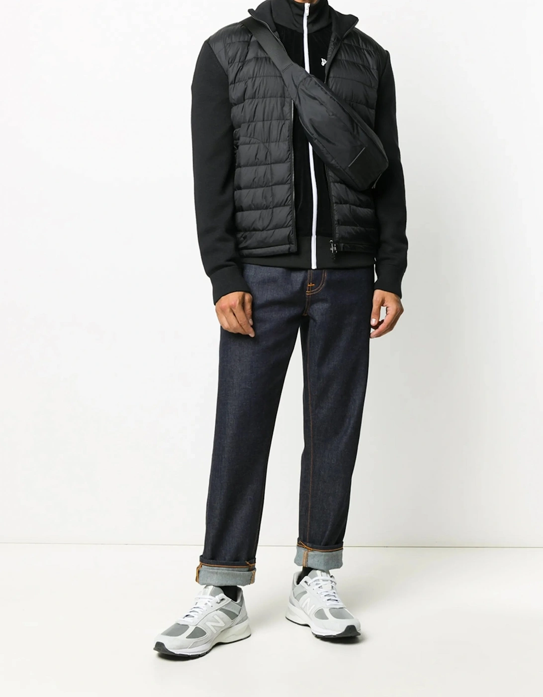 Hybrid Cardigan Black