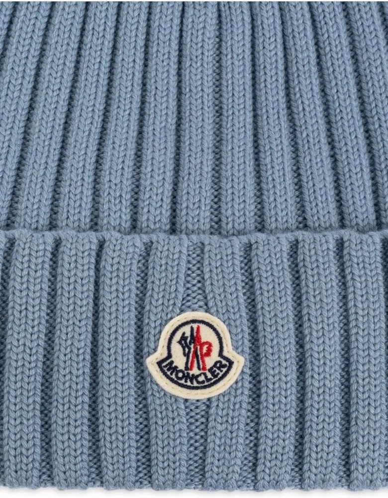 Womens Archive Logo Beanie Hat Blue