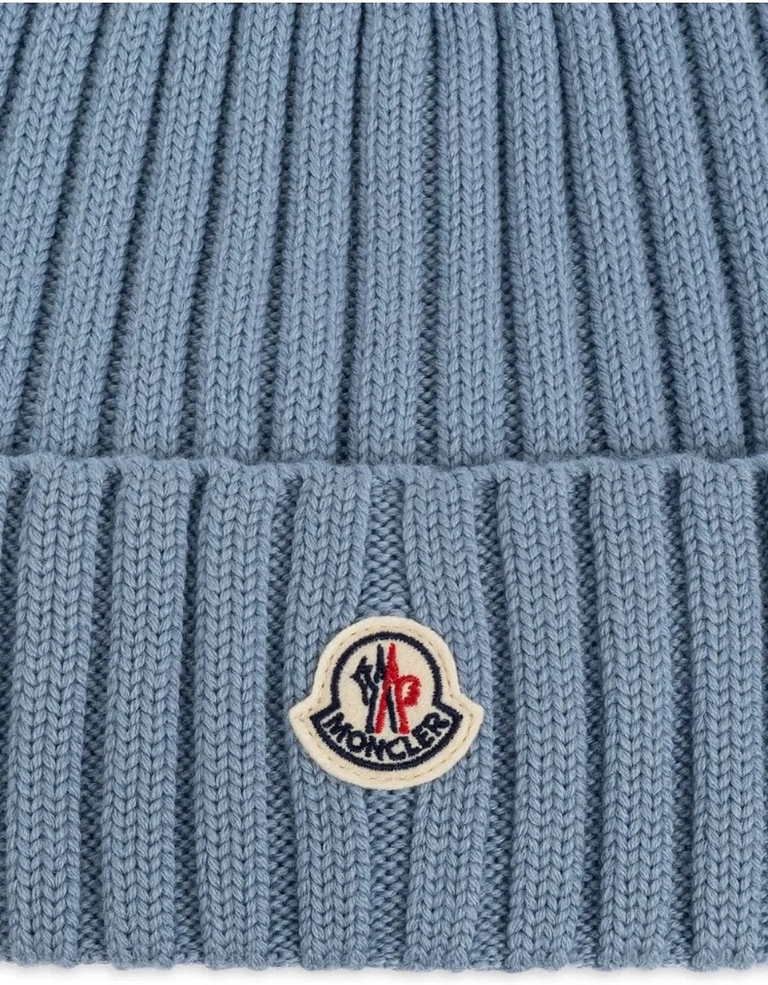 Womens Archive Logo Beanie Hat Blue