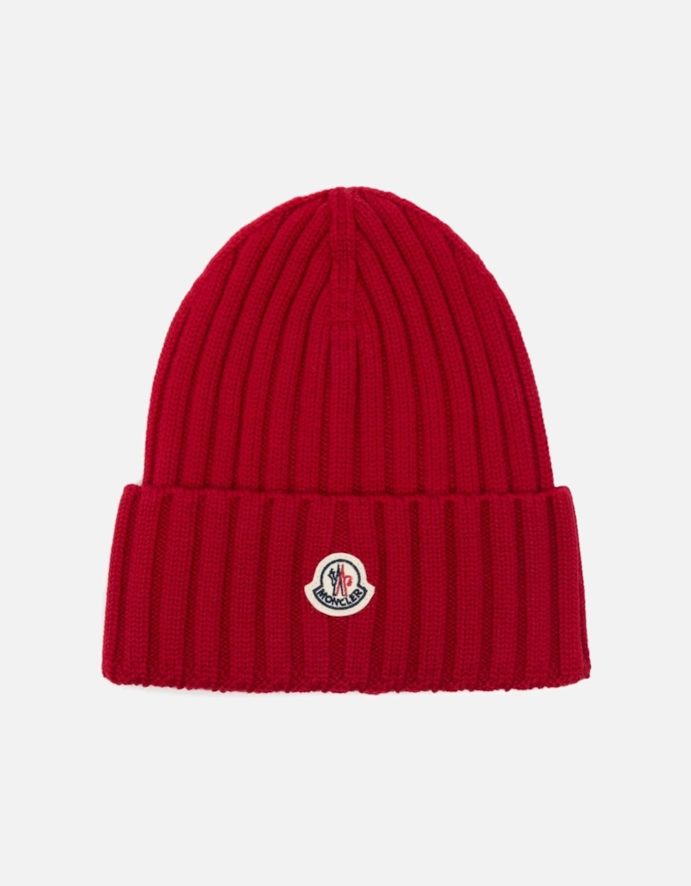 Womens Archive Logo Beanie Red