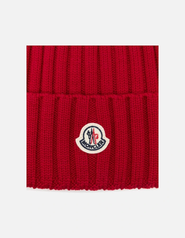 Womens Archive Logo Beanie Red