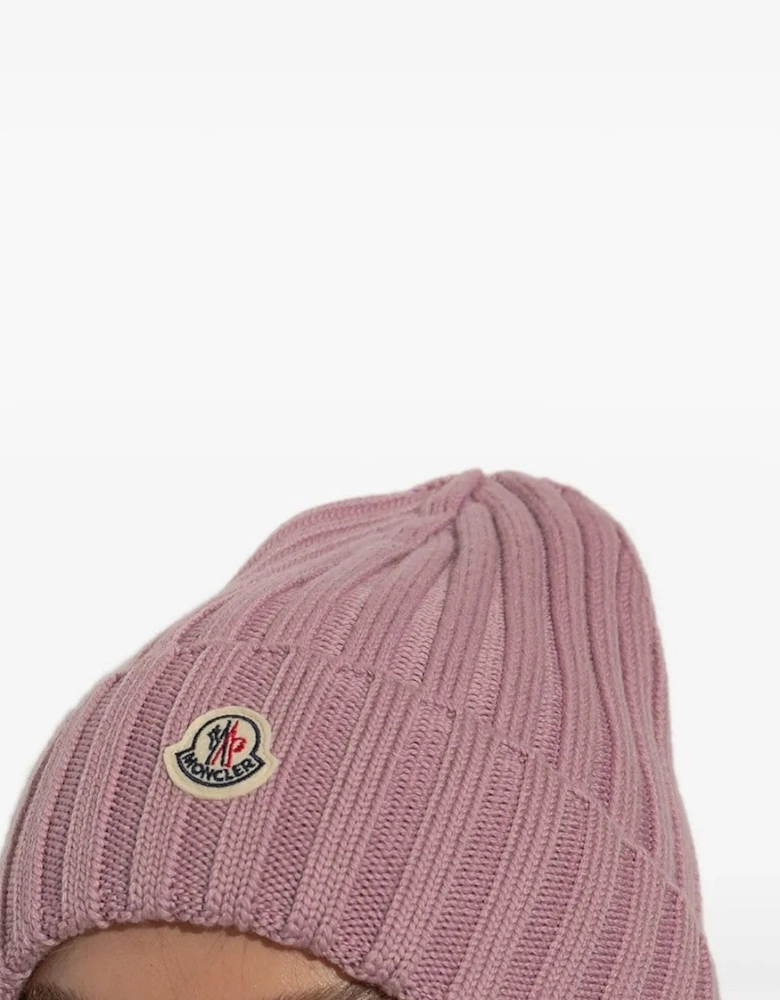 Womens Archive Logo Beanie Pink