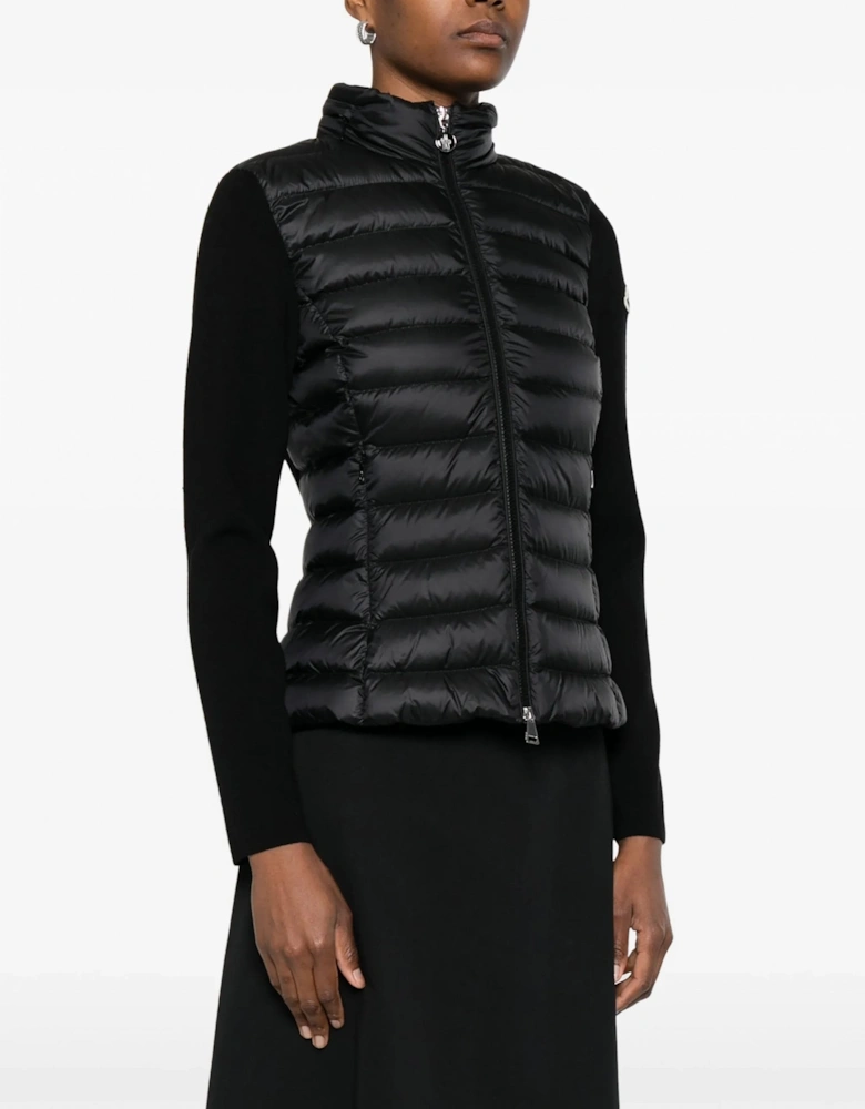Womens Hybrid Cardigan Black
