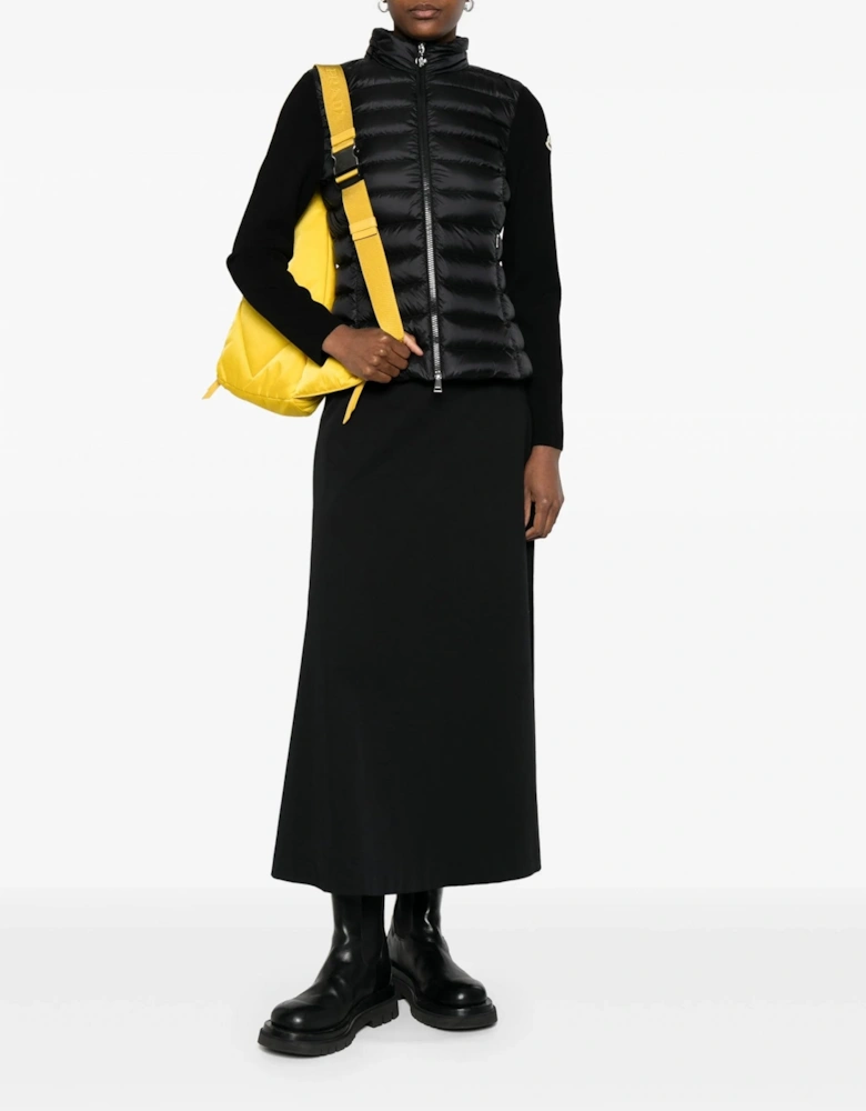 Womens Hybrid Cardigan Black