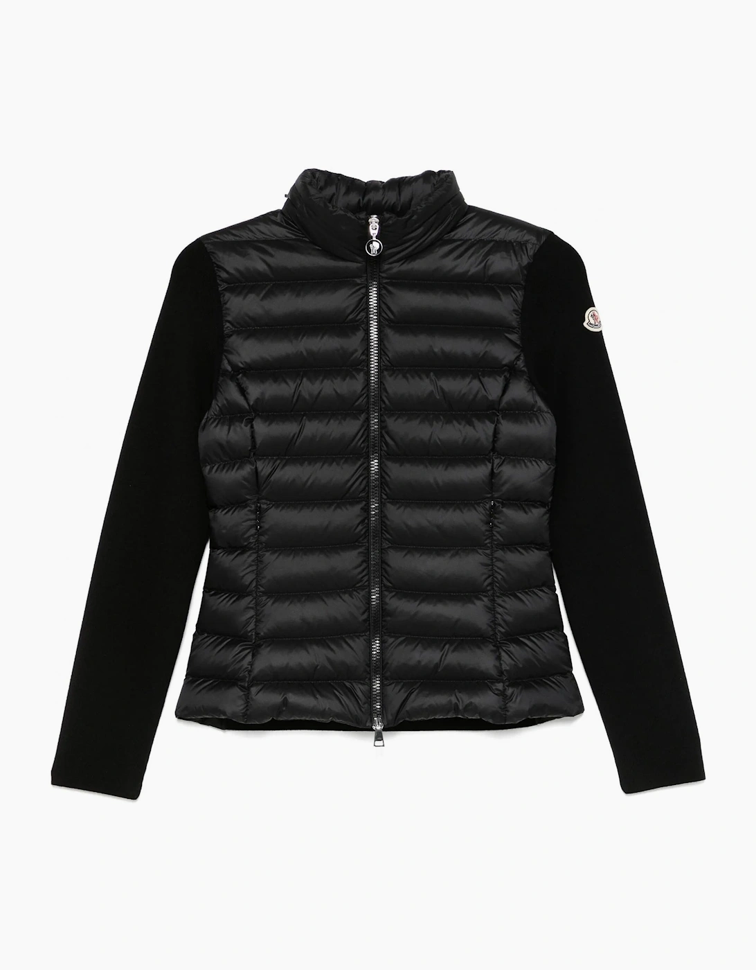 Moncler Women's Womens Hybrid Cardigan Black - Size: 10/8