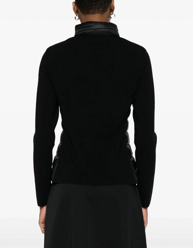 Womens Hybrid Cardigan Black