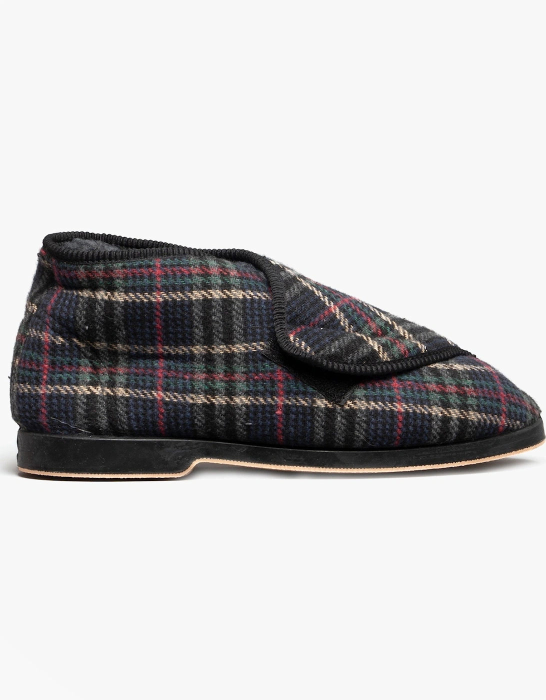 WILLIAM Mens Boot Slippers Check, 7 of 6