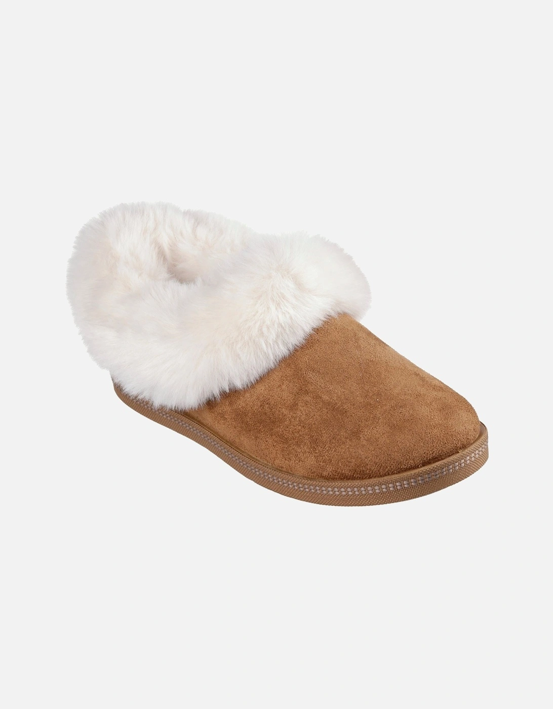 Cozy Campfire Winter Nights Polyester Women's Chestnut Slippers, 6 of 5