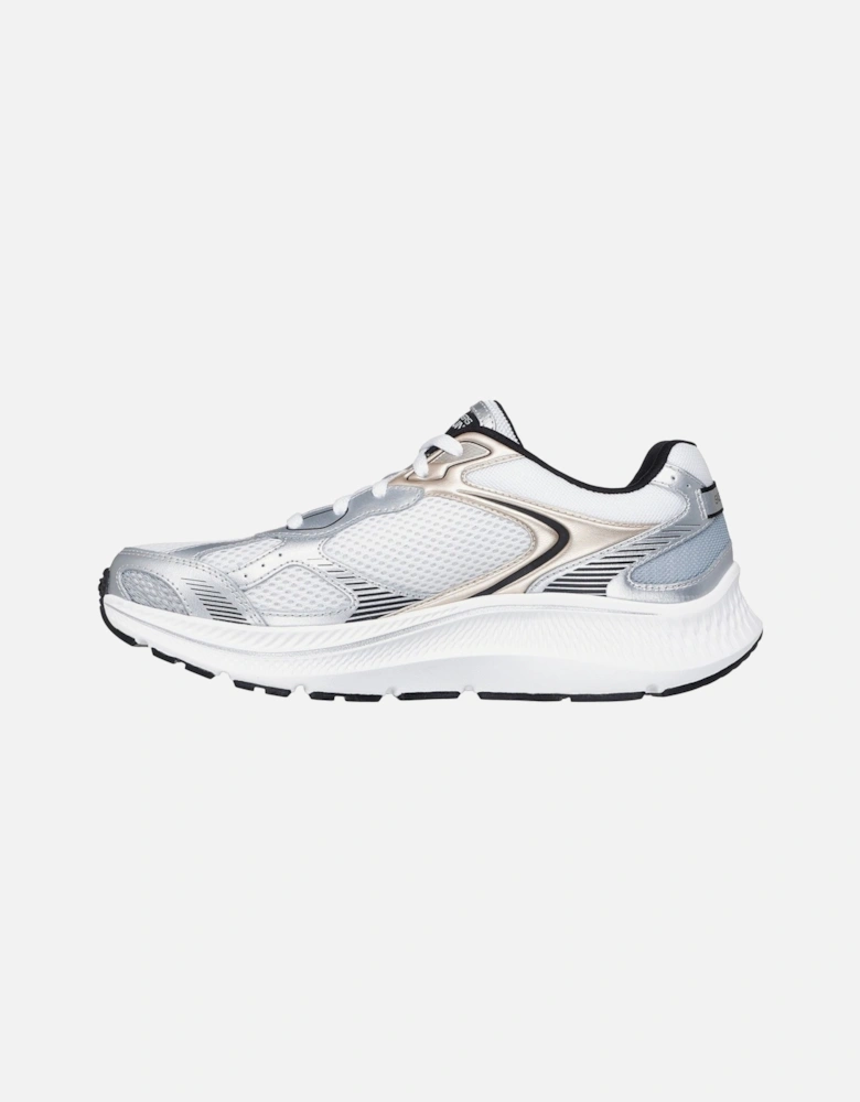 GO RUN Consistent 2.0 Volt Leather Women's White/Silver/Black Trainers