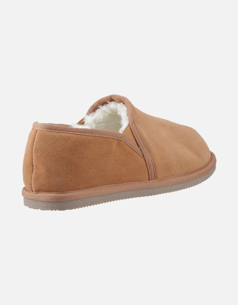 Aryan Suede Men's Tan Slippers