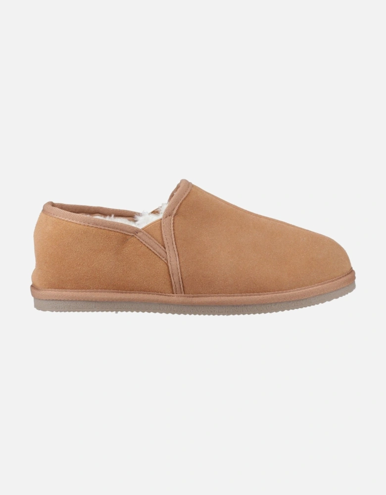Aryan Suede Men's Tan Slippers