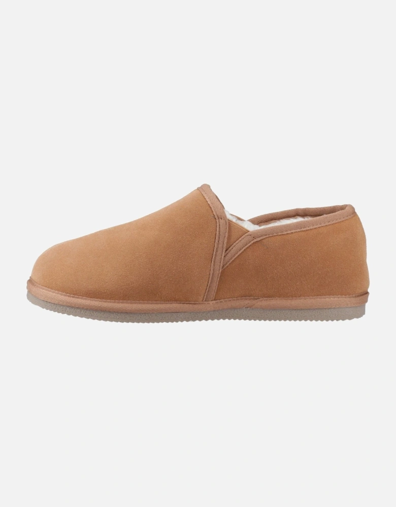 Aryan Suede Men's Tan Slippers
