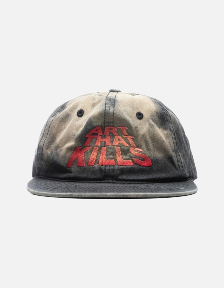 Art That Kills Sun Faded Cap in Faded Black