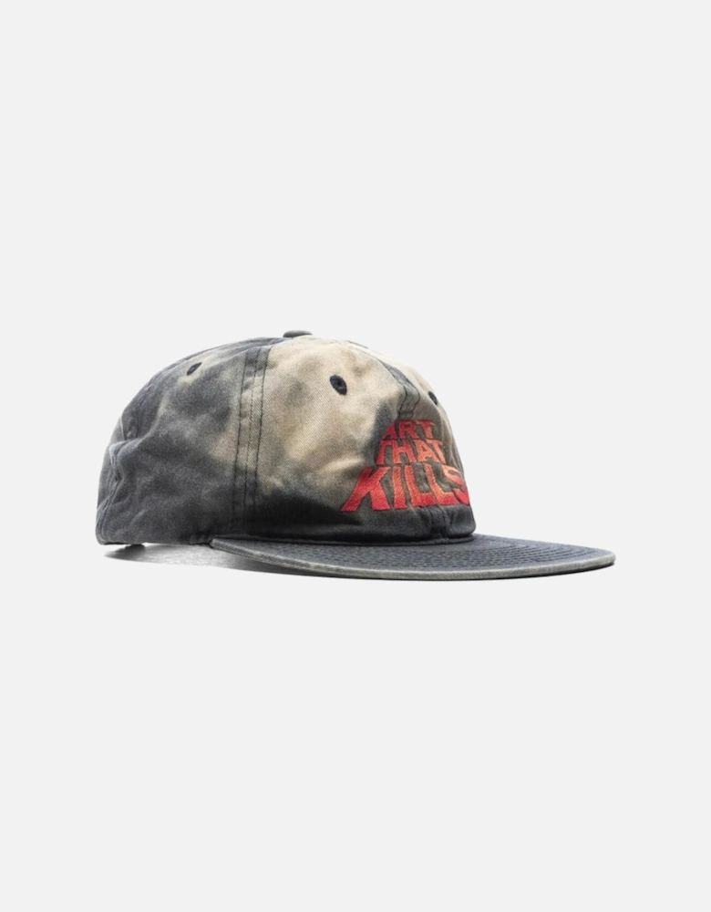 Art That Kills Sun Faded Cap in Faded Black