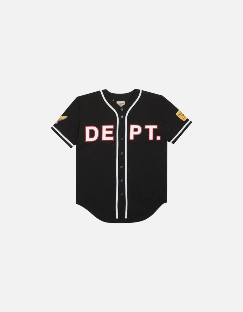 Echo Park Baseball Jersey in Black
