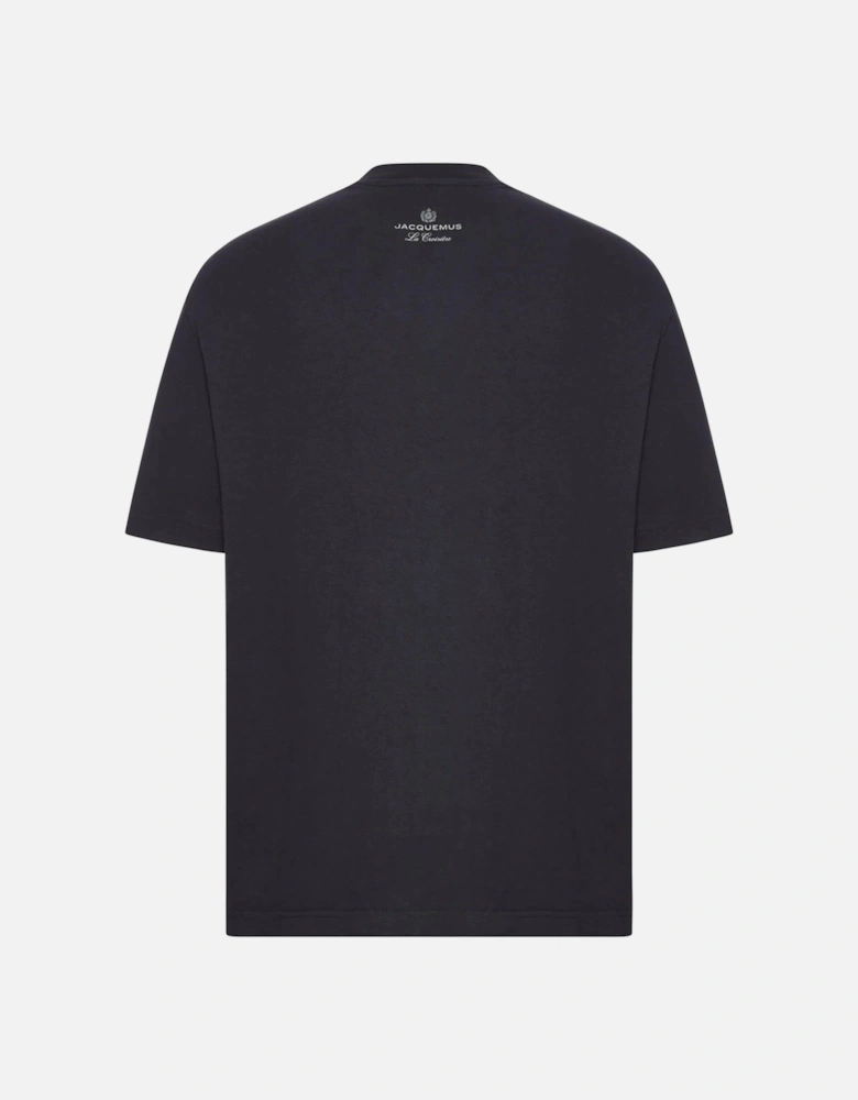 Le Marino Crewneck T-Shirt in Navy
