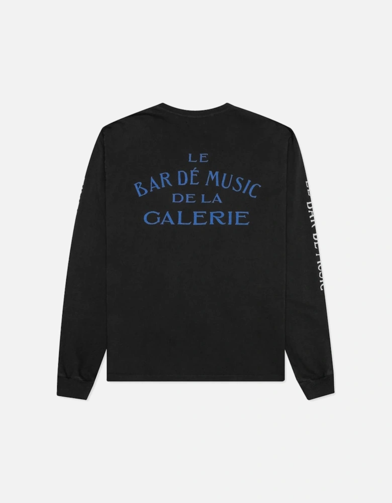 Le Bar Long Sleeve T-Shirt in Black