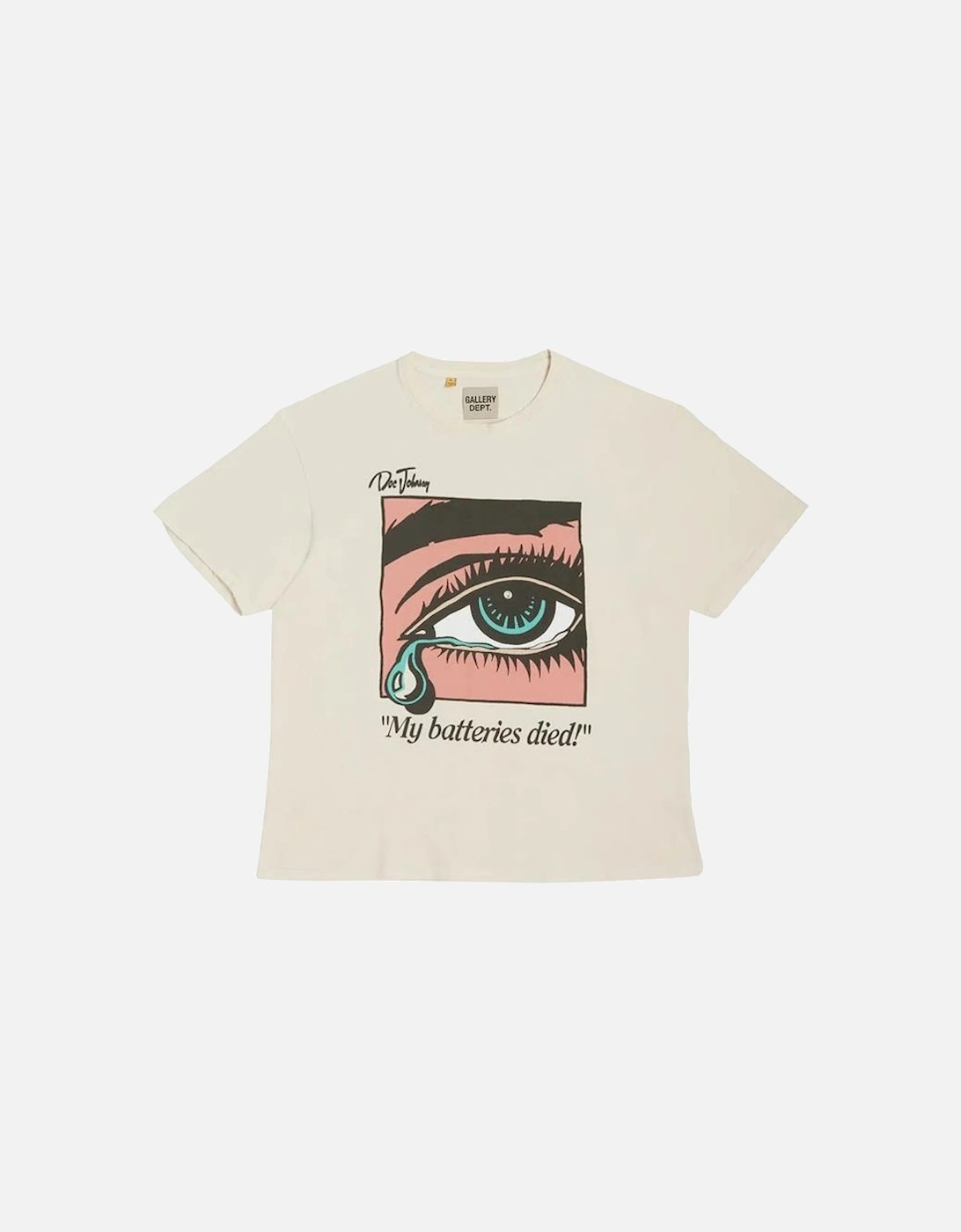 Dead Batteries T-Shirt in Antique White, 6 of 5