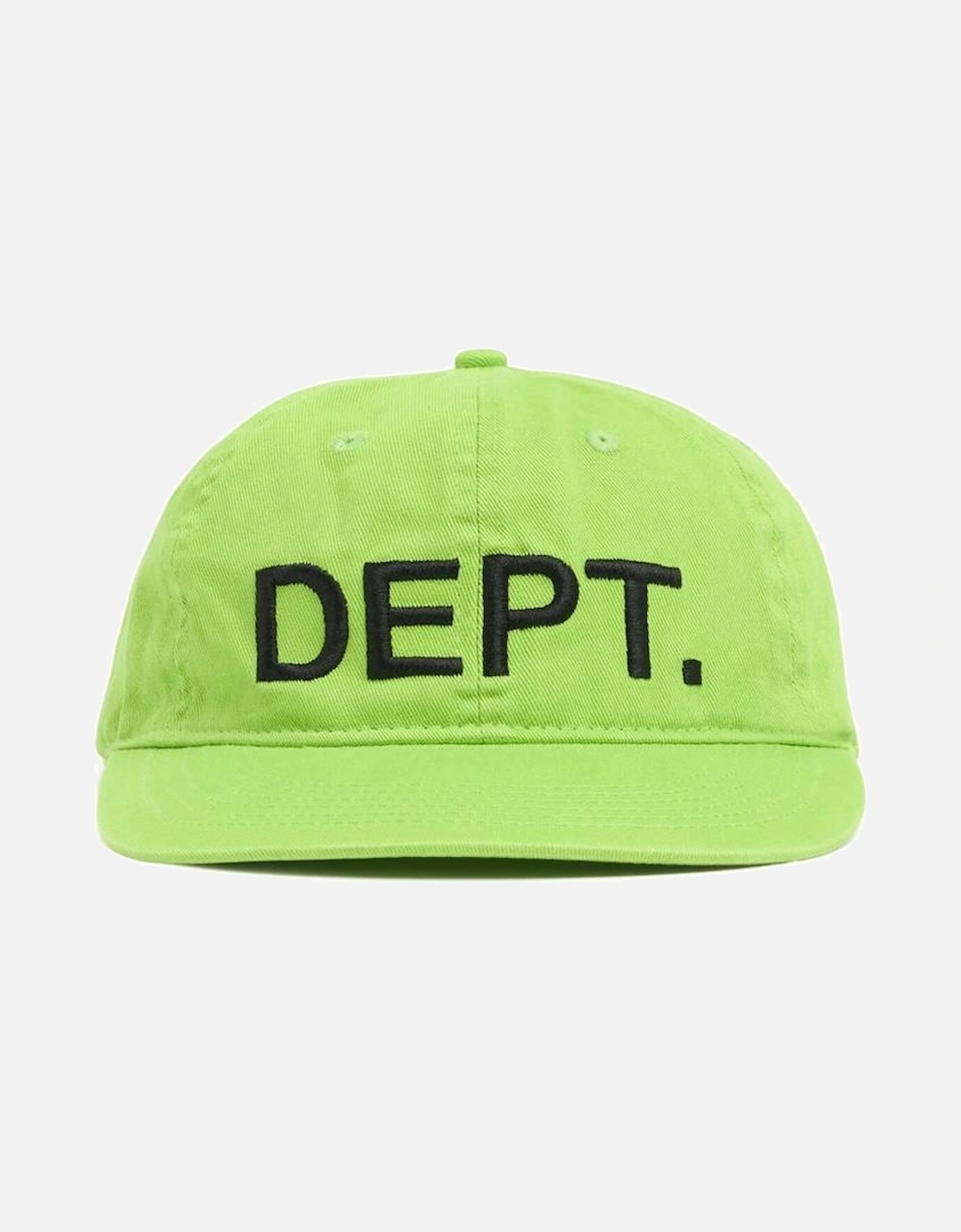 DEPT. Embroidered Logo Cap in Flo Green, 5 of 4