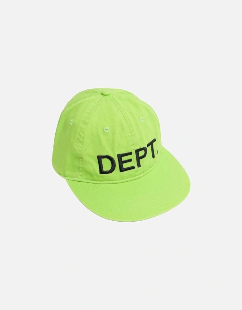 DEPT. Embroidered Logo Cap in Flo Green
