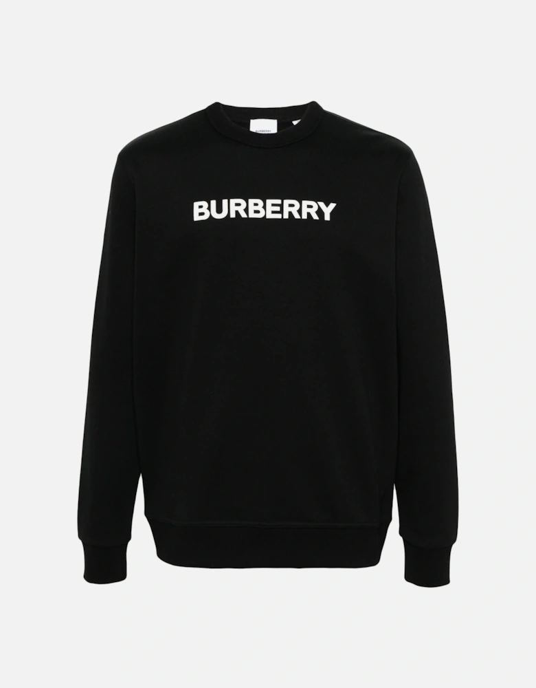 Logo Print Sweatshirt in Black