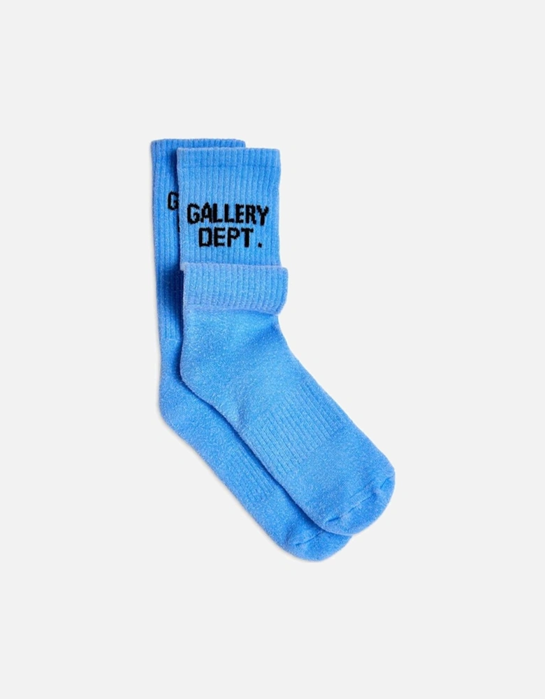 Clean Socks in Flo Blue