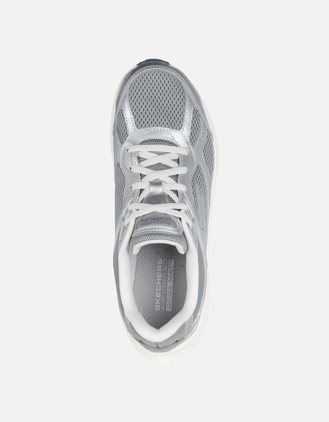 GO RUN Consistent 2.0 Volt Leather Women's Grey/Silver Trainers