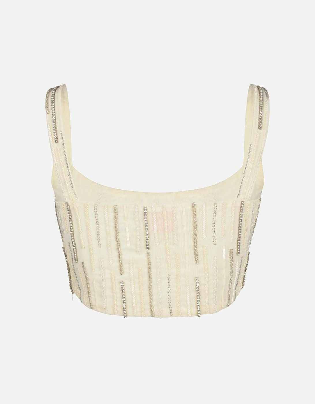 Aphrodite's White Beaded Co-ord Top – Daphne x Oceanus
