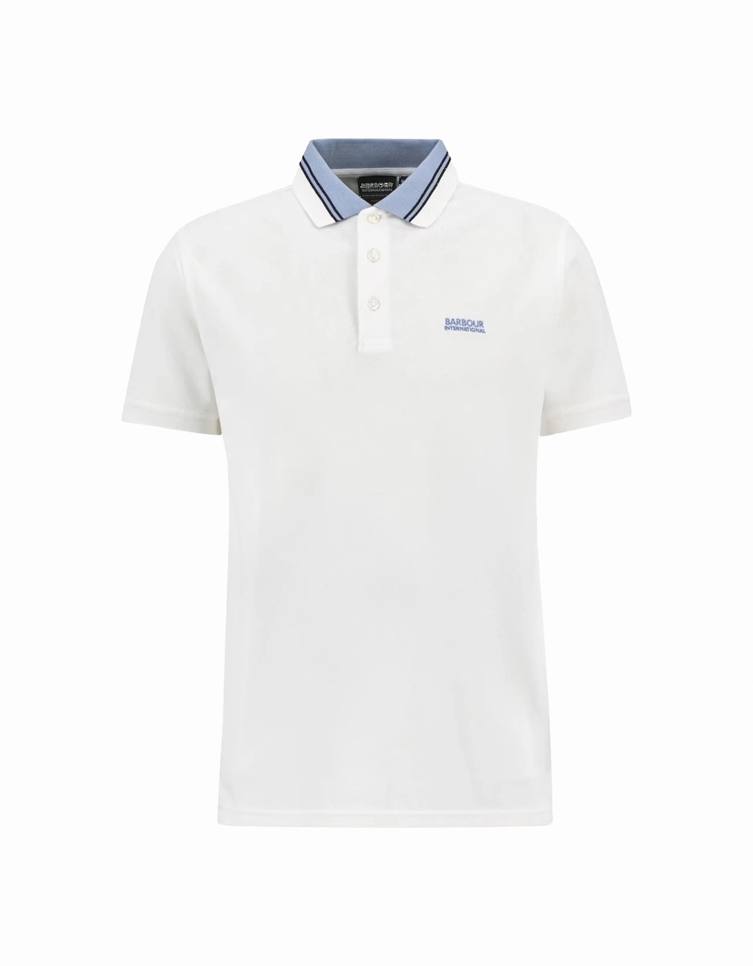 Bruce Tipped Polo Shirt White, 4 of 3
