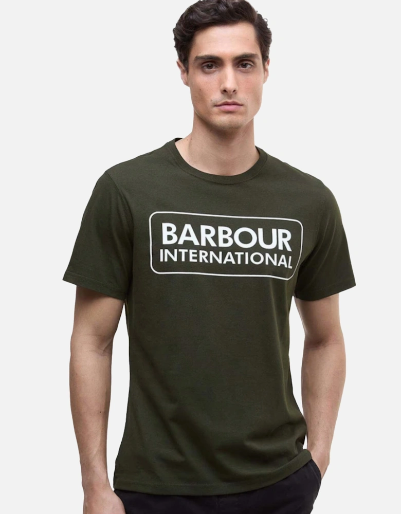 Essential Large Logo T-Shirt Sage/White