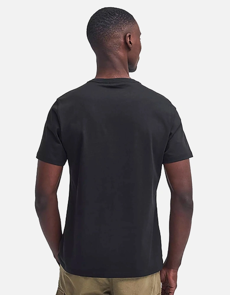 Essential Large Logo T-Shirt Black/Pewter