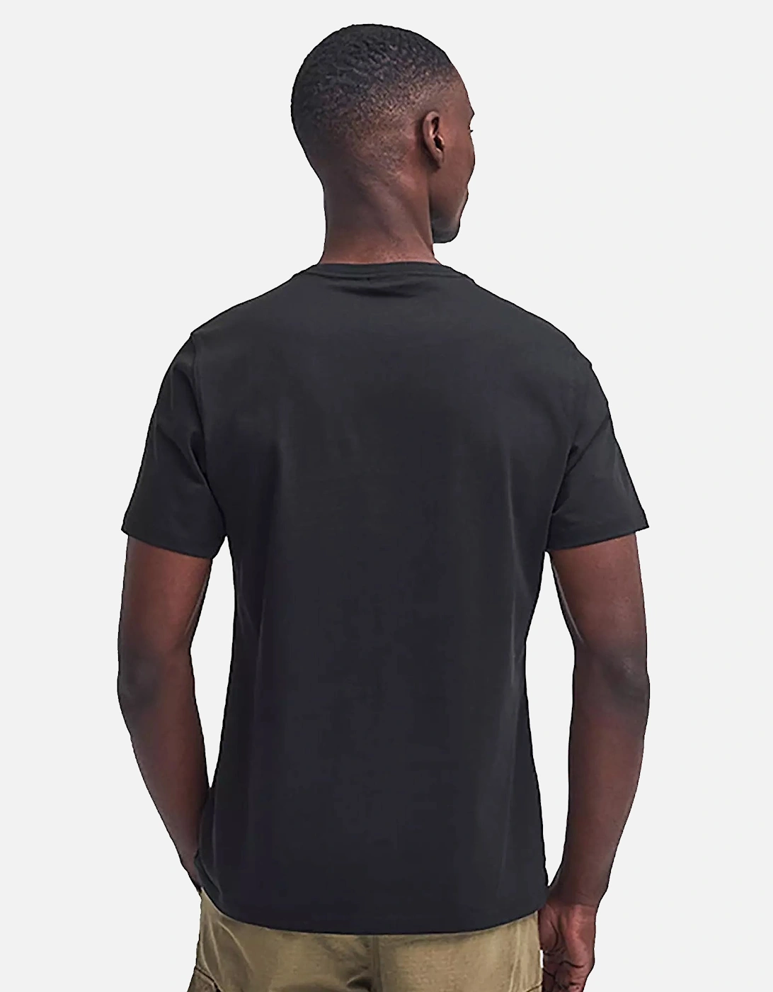 Essential Large Logo T-Shirt Black/Pewter