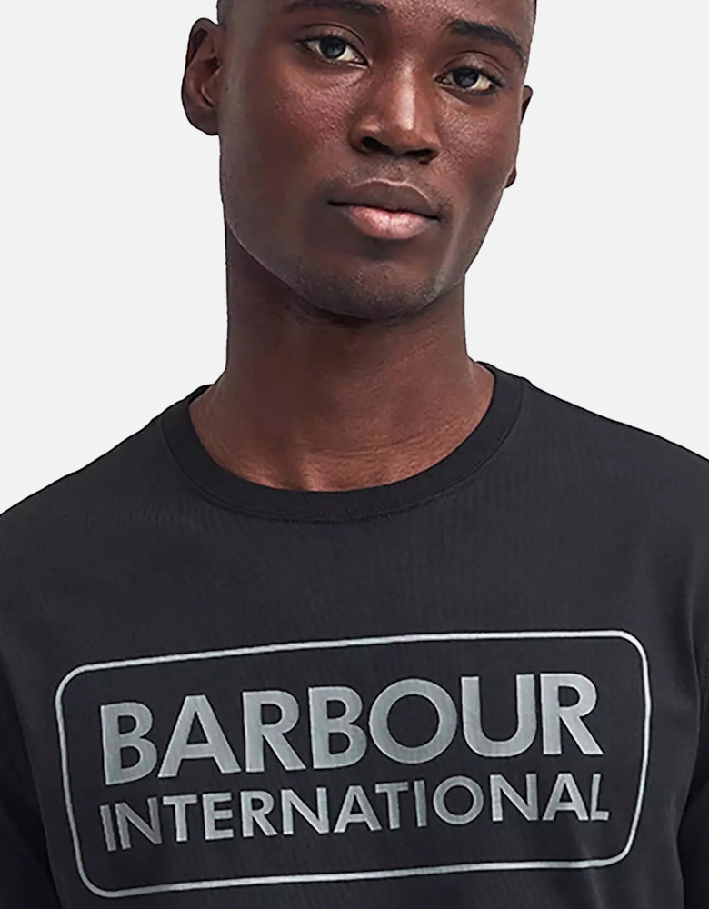 Essential Large Logo T-Shirt Black/Pewter