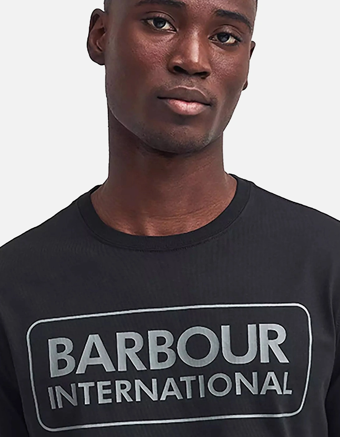 Essential Large Logo T-Shirt Black/Pewter
